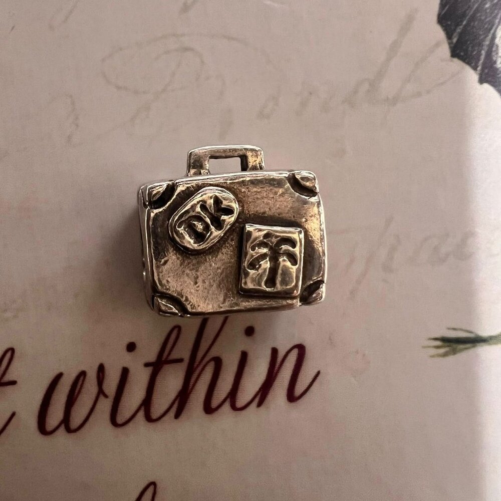Authentic Pandora Travel Suitcase Charm #790362